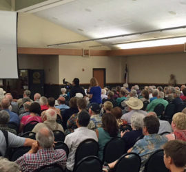 attendees inside Knox Center