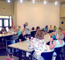 A group of women at a training.