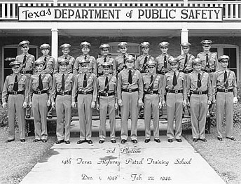 Texas Highway Patrol Training Class, 1949