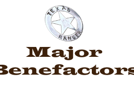 major benefactors header with boot, badge and hat