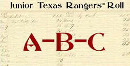 Junior Ranger ABC with antique listing background