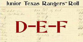 Junior Ranger DEF with antique listing background