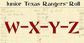 Junior Ranger WXYZ with antique listing background