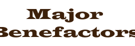 major benefactors header with boot and hat