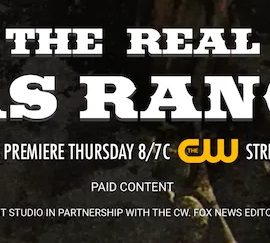 CW black banner for Texas Rangers video series