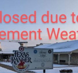 closed for weather banner