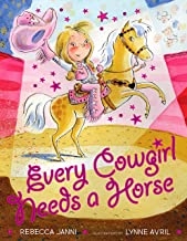 Cover art with blonde girl in pink cowboy outfit on cream pony