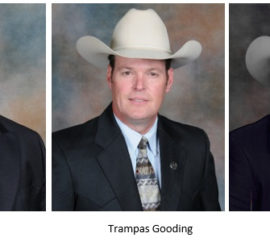 Portraits of three Texas Rangers