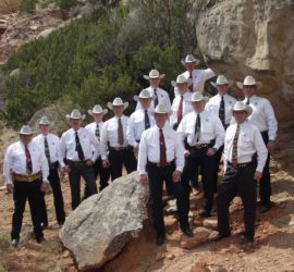 14 men in Ranger uniforms on mountain area